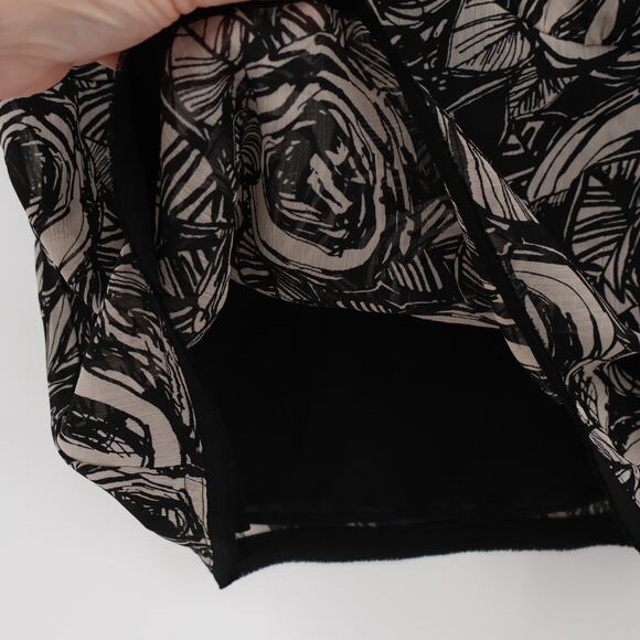 Whimsigoth Sheer Overlay Babydoll Top Dark Fairy Grunge Office Siren Size M‎ - Picture 5 of 12